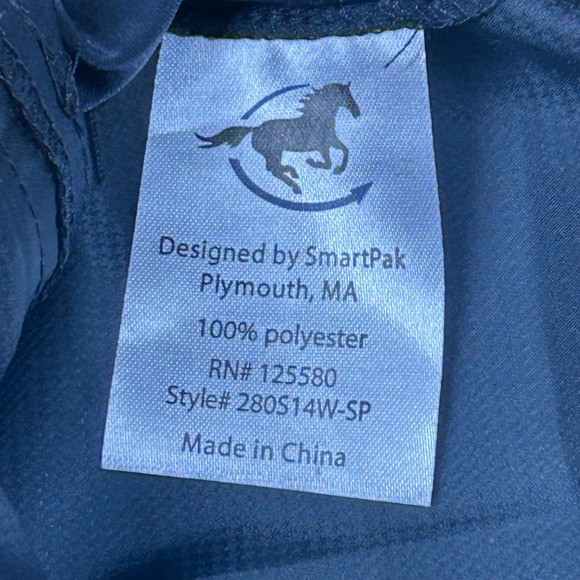 EQology by SmartPak XXL Black Full Zip Athletic Lightweight Jacket‎ Equestrian - Picture 9 of 16